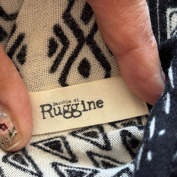 Ruggine Kimono Boho Western Duster Shawl Poncho Wrap Fringe Hem One Size - Picture 13 of 14